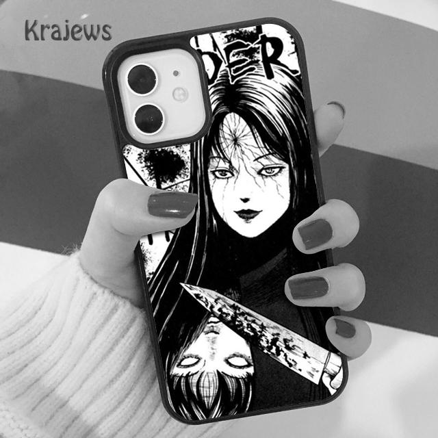 Мягкий чехол для телефона с изображением аниме «Junji Ito Tees Horror» для iPhone 14 5 SE 6s 7 8 plus X XR XS 11 12 13 pro max Samsung S21 S22