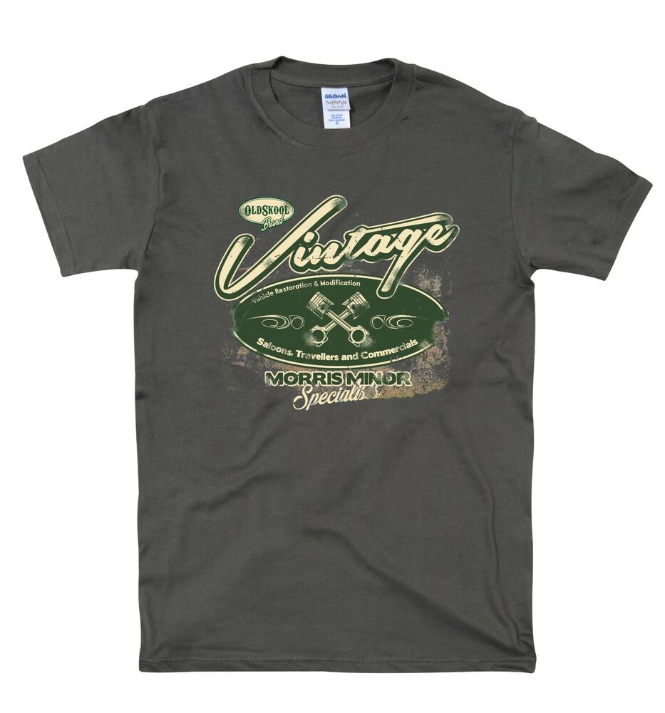 Morris Minor Oldskool Vintage Retro Distressed Design Traveller 1000 Unisex T-Shirt