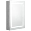 VidaXL Bathroom Cabinet with LED Mirror Concrete Grey 50x13x70 Cm 326488