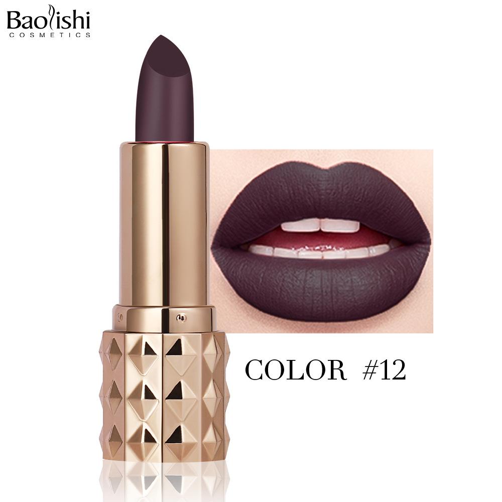 12-цветные бархатные матовые помады, долговечная водостойкая и устойчивая к размазыванию помада. Идеальный подарок на День святого Валентина для женщин. Подарки на День святого Валентина.
