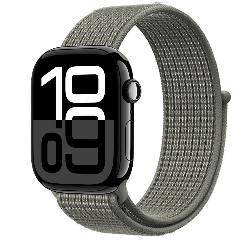 Нейлоновый ремешок-петля Для ремешков Apple Watch 46мм 44мм 40мм 41мм 45мм 42мм Оригинальный ремешок браслет iWatch Серии 11 10 SE 9 8 Ultra 3