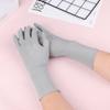 1 пара варежек солнцезащитные перчатки для вождения эластичные женские анти-УФ перчатки средней длины дышащие перчатки для весны и лета тонкие перчатки