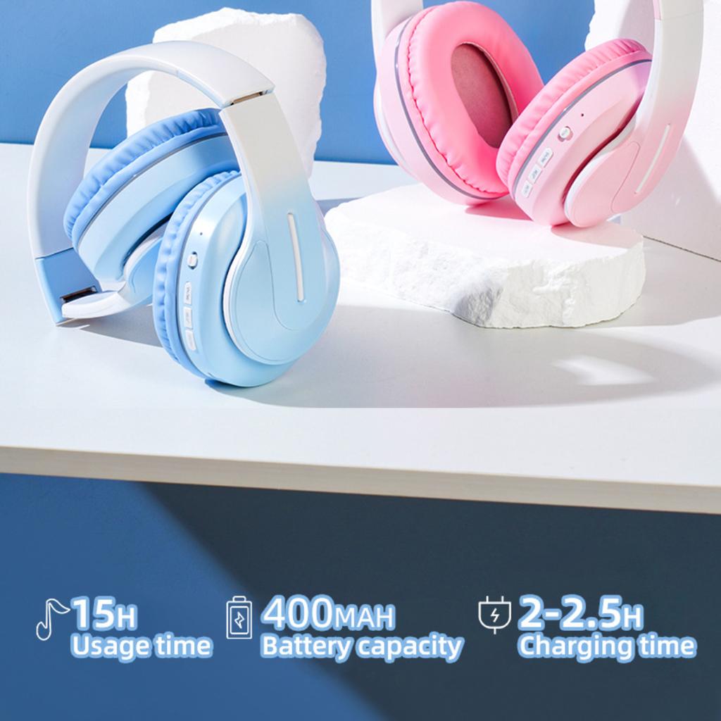 Игровая игра складная выдвижная гарнитура градиентного цвета модная новая беспроводная гарнитура Bluetooth-гарнитура