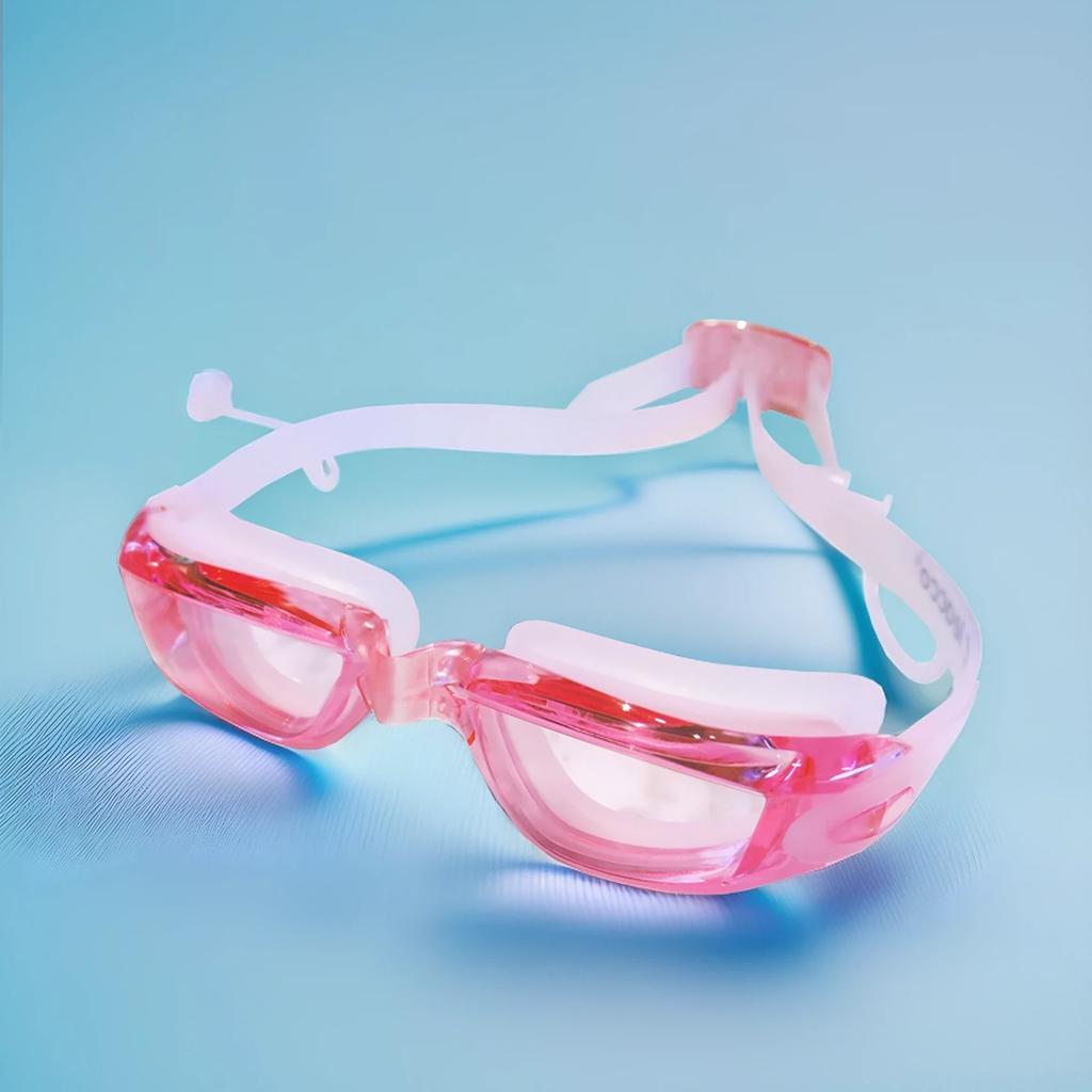 1 шт. Профессиональные детские плавательные очки высокой четкости, прозрачные, со встроенными берушами, водонепроницаемые и с защитой от запотевания