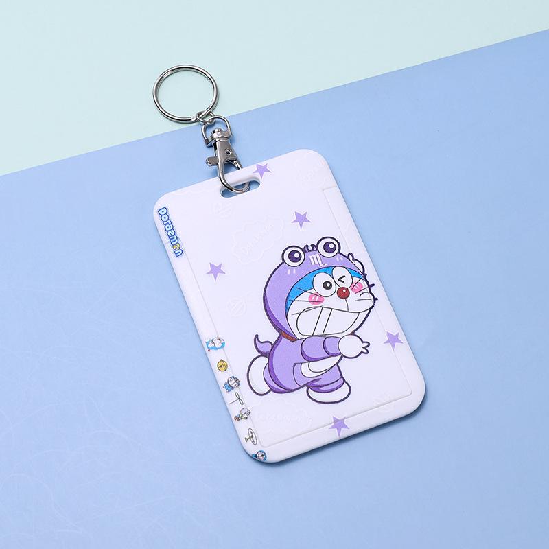 Doraemon Meal Card Holder - Cute Student & Work ID Lanyard, Access Control & Bus Card Holder