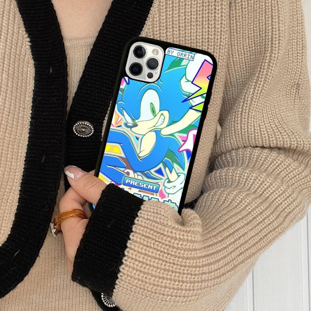Game Sonic Movie Anime Phone Case For IPhone 17 Pro 16 Plus 16 Pro Max 15 14 13 12 11 PC+TPU Back Cover