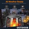 96 LED Solar Flame Lamp Outdoor Ground Mounted Lamp Waterproof Garden Patio Flickering Dancing Atmosphere Flame Lantern
