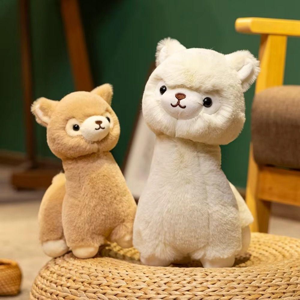 PP Cotton Alpaca Plush Toys Soft Animals Stuffed Toys Cute Plush Llama Dolls  Birthday Gifts
