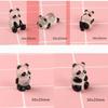 5/1Pcs Glowing Panda Mini Figurines Miniature Panda Micro Landscape Ornament Glowing in Dark Miniature Flower Potted Decor