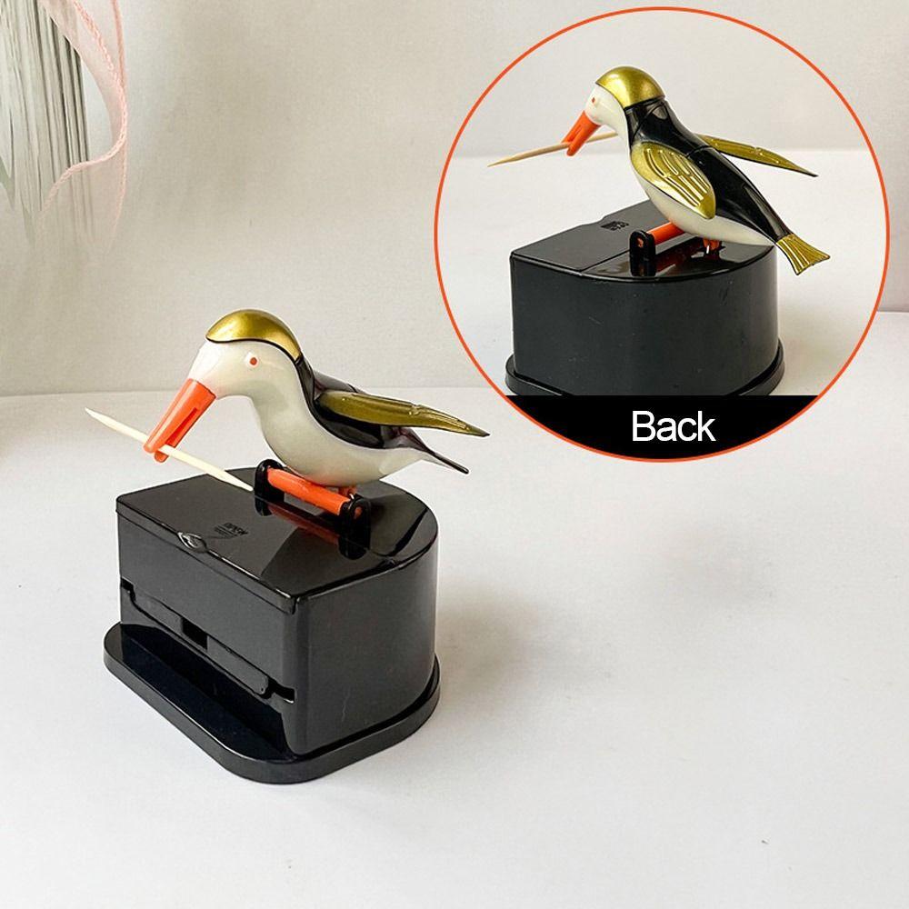 Hummingbird Toothpick Dispenser Automatic Toothpick Can Convenient Toothpick Container  Canteen