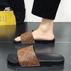 2025 New One-word Slippers Men's Outdoor Sandals Indoor Home Korean Version Non-slip Home Slippers Slippers