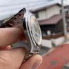 Used Citizen Exceed Mother-of-pearl Radio Wave Solar Beautiful Used Condition Titanium Duratect