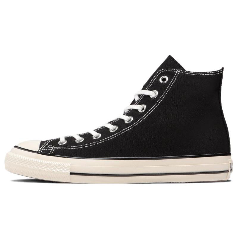 Converse All Star US HI Удобные и универсальные высокие парусиновые кеды Унисекс Черный