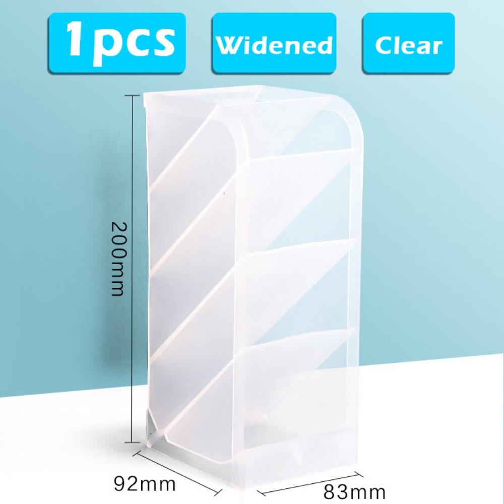 Пластиковый держатель для ручек Наклонного типа Ведерко для ручек Разных размеров Стенд для демонстрации канцелярских товаров Подарок