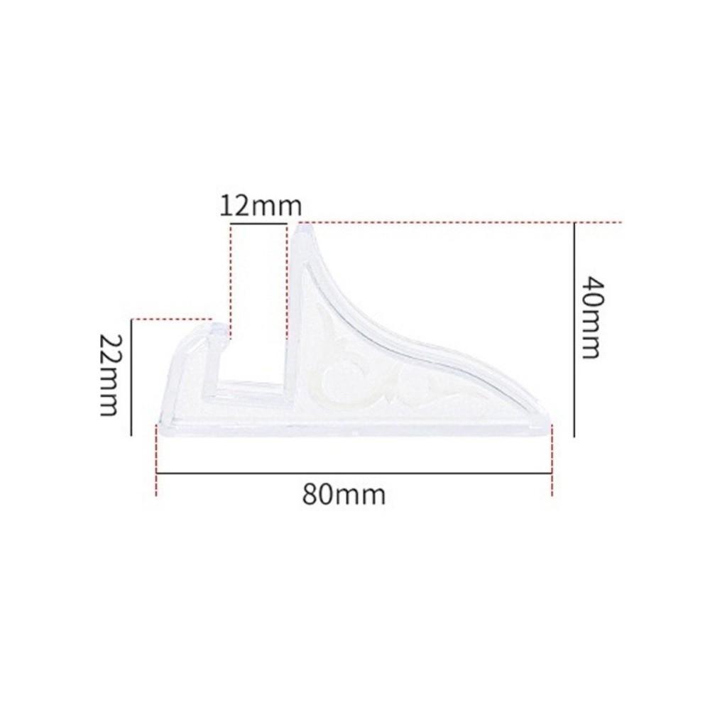 2Pcs Plastic Picture Easel Holder Multi-Purpose Plastic Display Stand Mobile Phone Tabletop Display