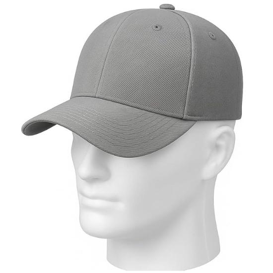 BLESS INTERNATIONAL Бейсболки из премиального хлопка для мужчин и женщин (Серый)