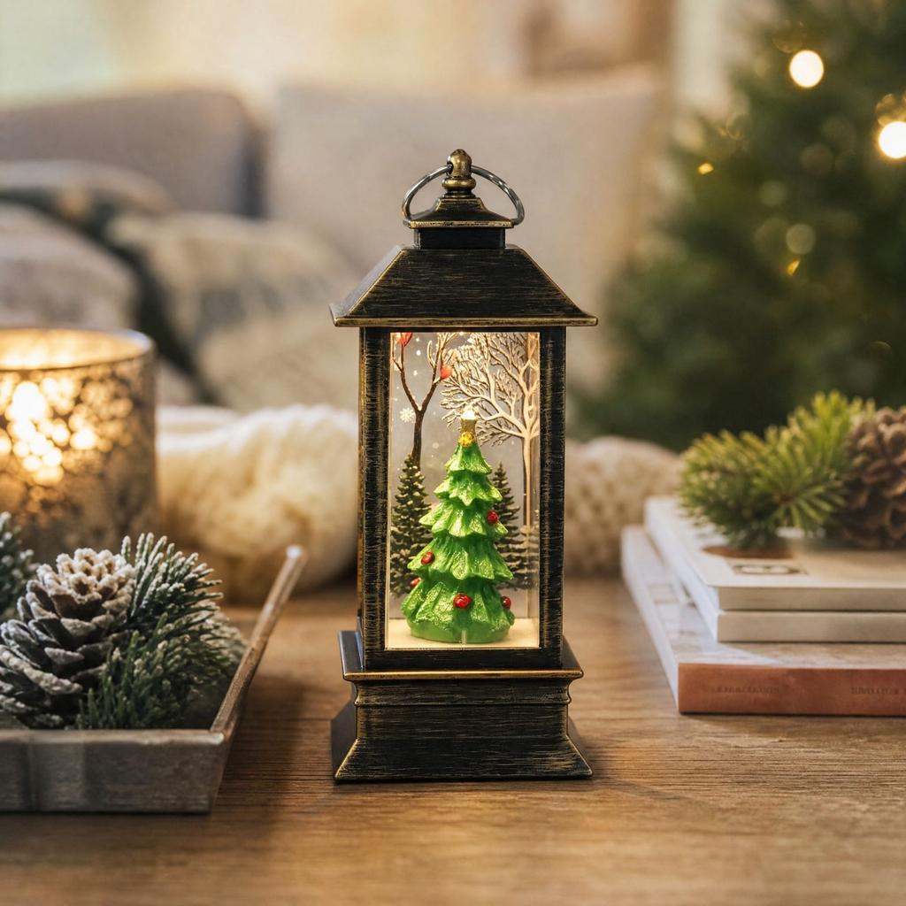 Christmas Decoration Lighted Tabletop Ornament for Holiday Festive Home Decor