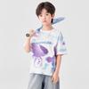 Boys' Tie-dye Cotton Short Sleeve T-shirt