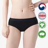 [Ministry of Food and Drug Safety Certification] CyClean Organic Menstrual Panties Hip Hugger Apricot/Black
