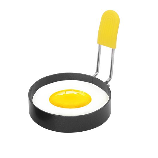 2 шт. нержавеющая сталь кольцо для яиц для жарки яиц и английских кексов антипригарная круглая форма для яиц с ручкой, не допускающей ожогов инструмент для завтрака