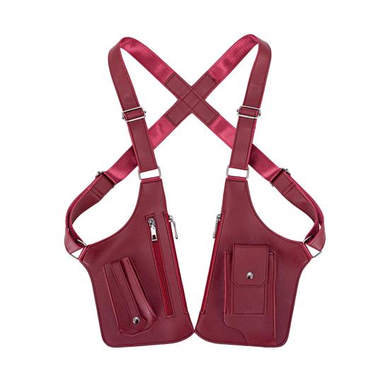 Кошелек-броня из искусственной кожи, регулируемая подмышечная плечевая кобура, нагрудный кошелек, кошелек против карманников, сумка для телефона для мужчин, для путешествий, кемпинга, пеших походов