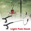 2-way Light Pole Hook Multipurpose Lamp Hook Tent Pole for Camping Tools Outdoor Accessory