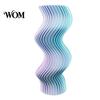 Delicate Touch Vase 3D Printed Vase, Minimalist Vertical Striped Flower Nordic Style Matte Finish for Living Room TV Cabinet Coffee Shop Decor And Art