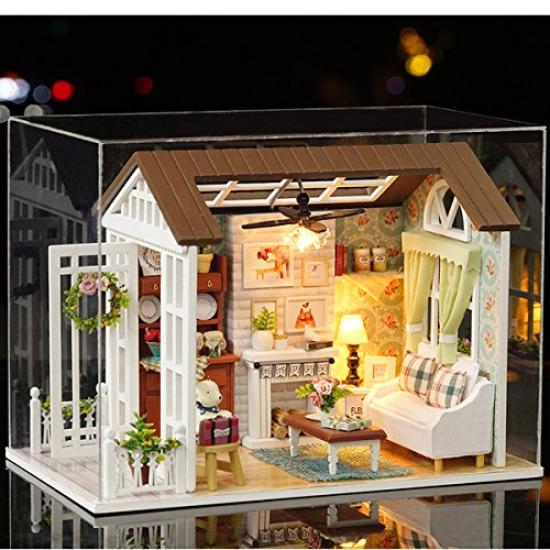 Кукольный домик ручной работы набор миниатюрный американский стиль HAPPY TIMES (t-ФРИК)