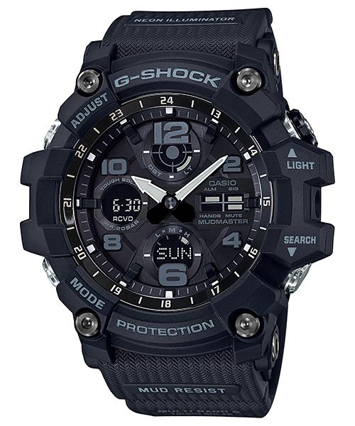 Casio Мужские часы G-SHOCK из нержавеющей стали, водонепроницаемость 200 м, аналоговые, ударопрочные, кварцевые, GWG-100-1A