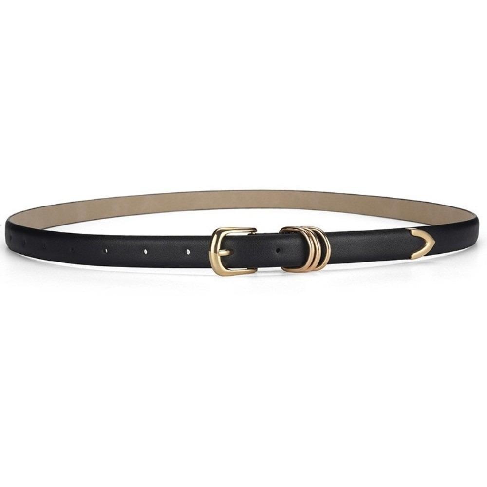 Thin Waist Belt Versatile Decorative Belt Casual Dress Jeans Belt For Daily Wear