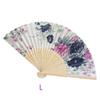 Vintage Bamboo Folding Hand Fan – Small, Portable, for Dance, Wedding, Party, Chinese Performance & Decor – Compatible with Traditional Use