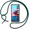 Coque De Protection - E.F.CONNECTION - Pour Xiaomi Redmi Note 10 5G - Souple - Vert Nuit - Anti-Rayure Anti-Choc