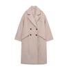 Kaslead Women's Clothing Loose Unisex Style Coat Overcoat