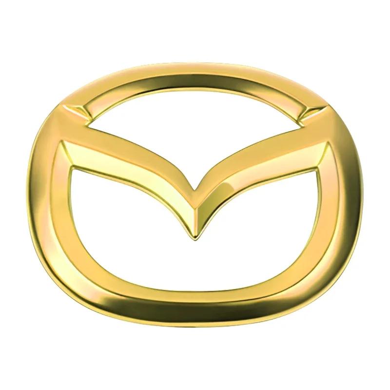 1 шт. ABS Наклейка на центральную эмблему руля автомобиля для Mazda 3 CX3 CX4 CX5 CX7 CX8 CX9 CX30 RX7 Atenza Axela Декор интерьера