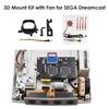 RetroScaler Black 3D Print Mount Kit 3D Print Fan Mount Kit NF-A4x10 5V Premium Fan для игровой консоли SEGA Dreamcast