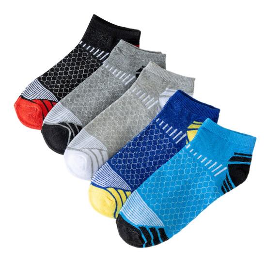 5 пар мужских баскетбольных носков, впитывающих пот, влагоотводящих, дышащих, с низким вырезом, нескользящие, для повседневной носки, для занятий йогой