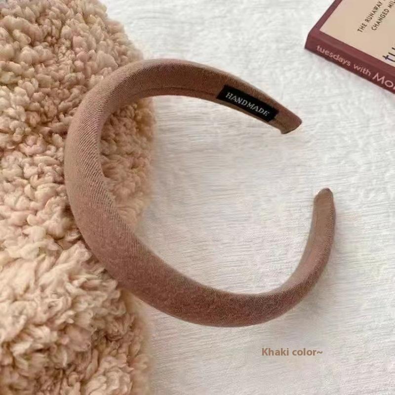 Высокая заколка для волос, губчатая повязка на голову, широкополая, женская, на все случаи жизни, популярная в сети, для выхода в свет, для умывания лица, повязка для прижимания волос, головной убор