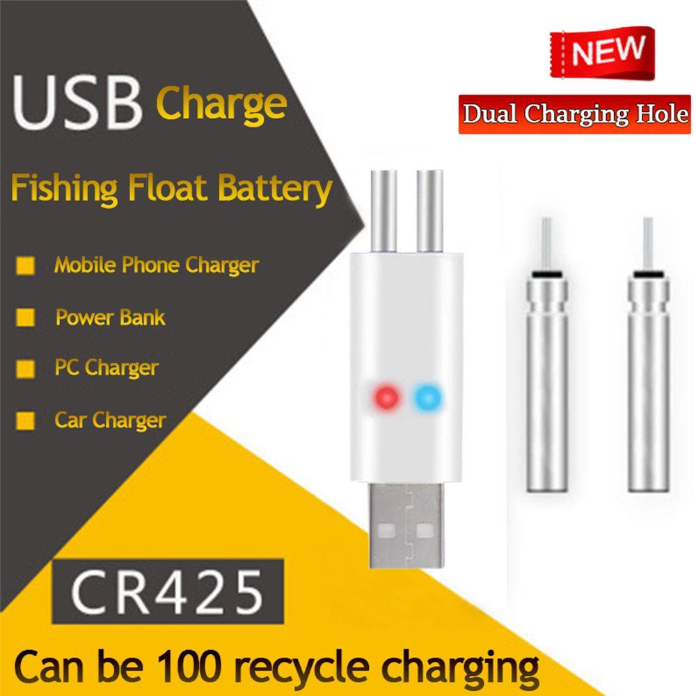 Durable Fishing Float Battery Electronic Floats Batteries Night Fishing Accessories USB Charger