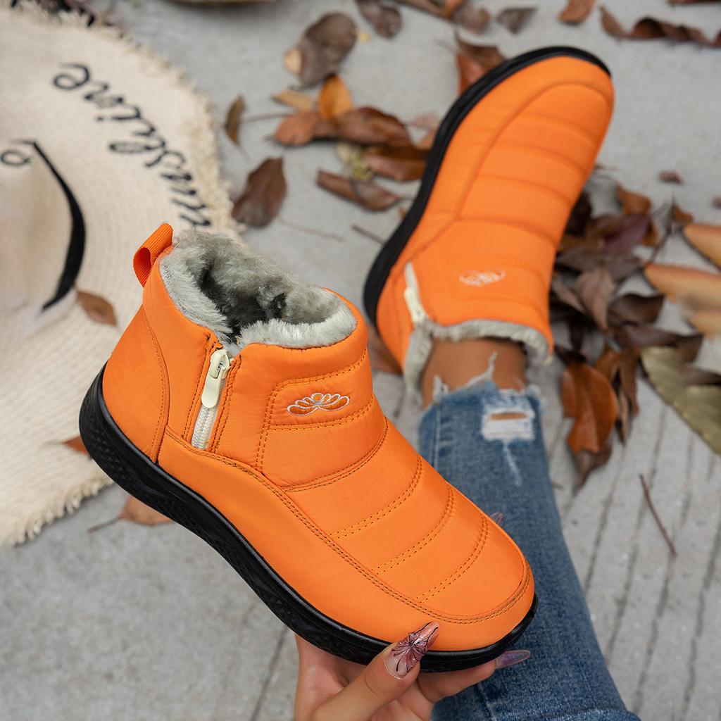 Снежные ботинки мужские и женские зимние большого размера новые женские ботинки на платформе хлопковые ботинки с набивным утолщенным хлопковым утеплителем