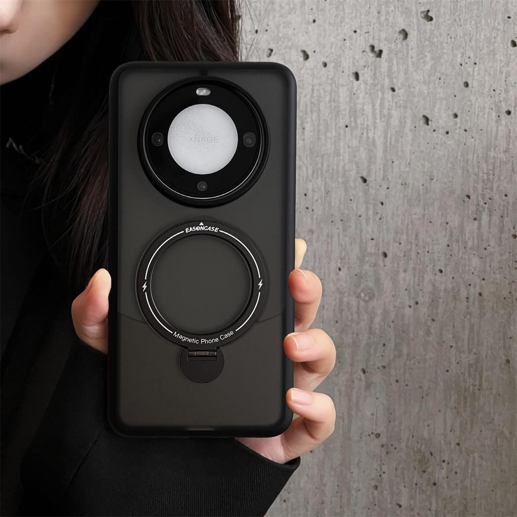 Вращающийся на 360 градусов кронштейн подходит для Huawei Mate60pro, чехол для мобильного телефона с сильной магнитной адсорбцией, MATE60, чехол с полной защитой от падений