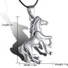 Fashion Cute Animal Horse Pendant Necklace For Women Dainty Silver Color Chain Clothing Costume Jewelry Accessories Wholesale