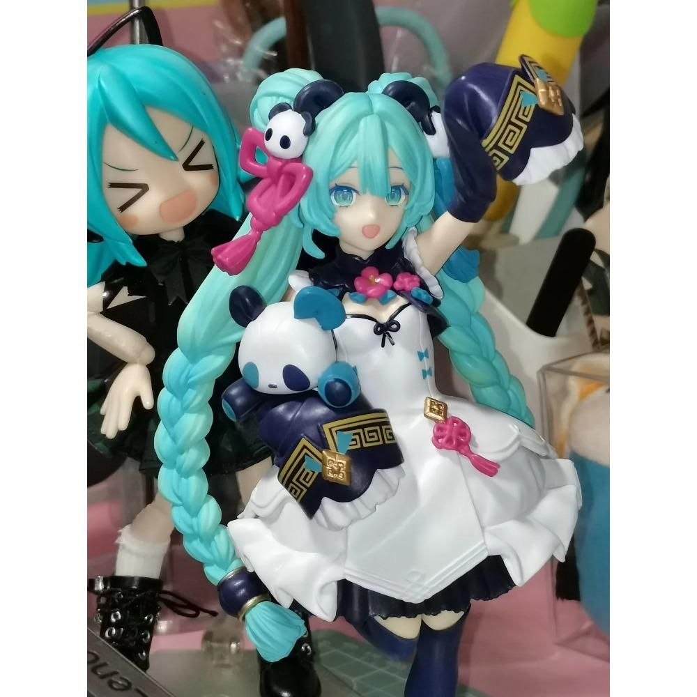 18CM Anime Hatsune Miku Figure National Style Fashion Panda MODERNCHINA Model Toy Gift Collection Action Figure PVC