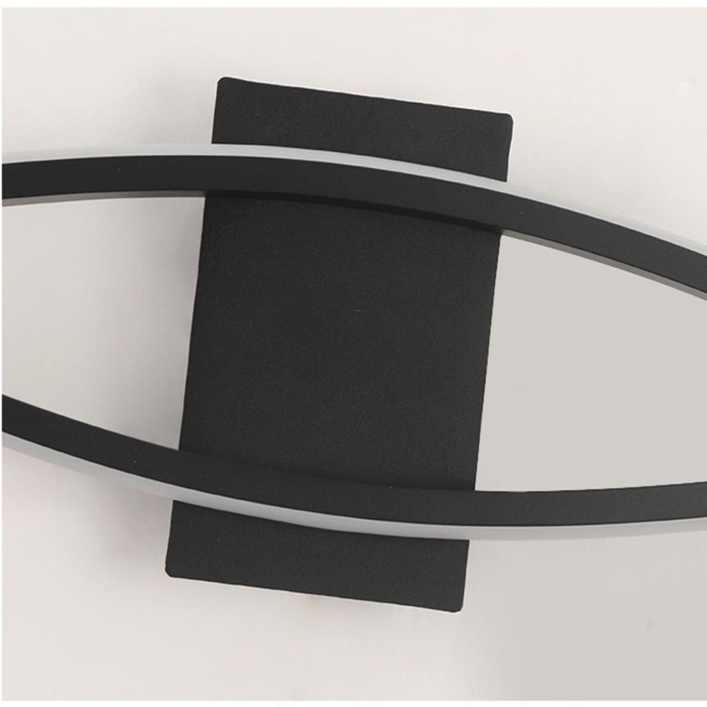 Новый стильный и современный светодиодный настенный светильник с современным дизайном в форме буквы S, идеально подходит для освещения прохода и гостиной, лампа 18 Вт