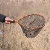 35/43cm Hand Net Ultralight Portable Aluminum Alloy Dip Casting Net Fishing Net Fishing Tackle