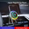 Jaguar Wireless Magnetic Phone Holder & Fast Charger with LED Ambient Light, Compatible with Apple