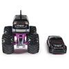 Monster Jam Official 1:64 Scale Diecast Monster Trucks and Race Cars Series 4 Mohawk Warrior, Purple 2-Pack