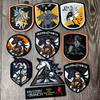 Mystery Farm Morale Badge Embroidery Velcro Badge English Alphabet Tactical Morale Badge Decorative Backpack Clothes Badge
