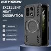 KEYSION Полый чехол для отвода тепла для OnePlus 15 5G Силикон+ПК Магнитное охлаждение Противоударный чехол для телефона для One Plus 1+ 15 5G