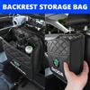 AAABR1 For Skoda Multifunction Car Backseat Storage Bag Tissue Water Cup Holder Auto Organizer Accessories Octavia A5 A7 RS Fabia
