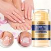KERATIN CARE NAIL Cream For Damaged Discolored Thick nails-SOYBEAN · CASTOR OIL, BEESWAX, LAVENDER ·LANOLIN, ALOE VERA,40ml